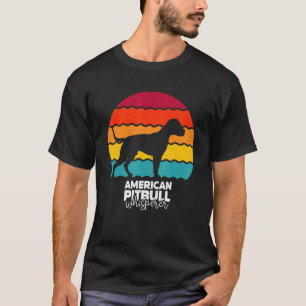 American Pitbull Dog Whisperer Retro Vintage T-Shirt