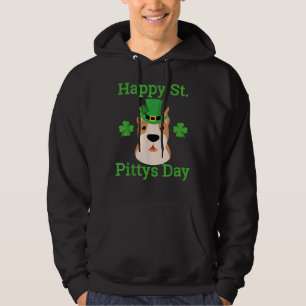 American Pitbull Happy St Pittys Day Funny St Padd Hoodie
