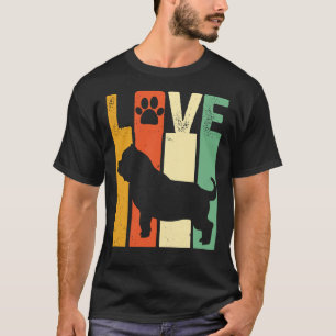 American Pitbull Or Bully Breed Dog Lover Retro Vi T-Shirt