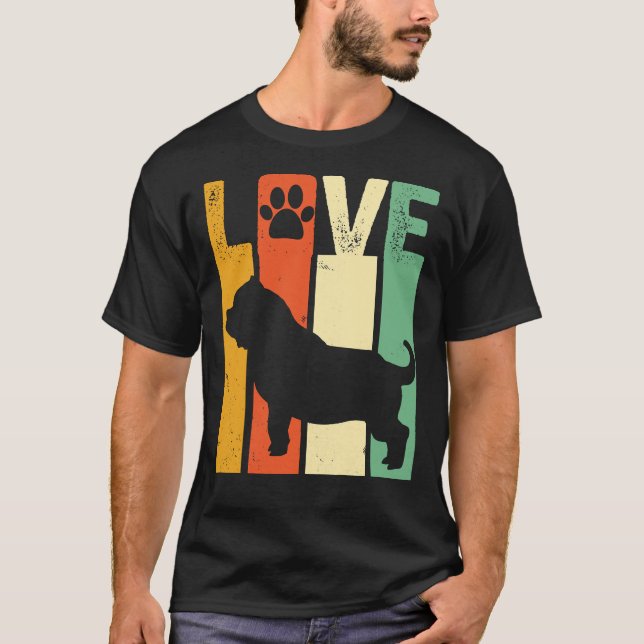 American Pitbull Or Bully Breed Dog Lover Retro Vi T-Shirt (Front)