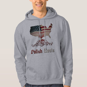 American Polish Roots Hoodie