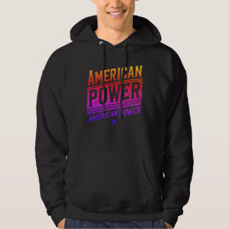 American power US Eagle Hoodie