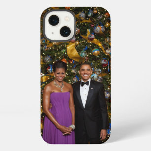 American President Barack Obama on Christmas Card iPhone 13 Case