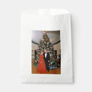 American President Bill Clinton Christmas Card Favour Bags