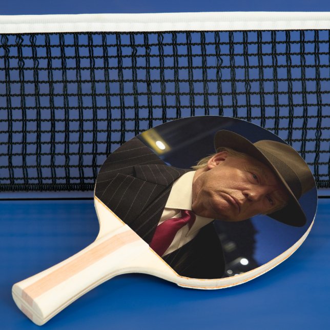 American President Donald Trump Godfather Ping Pong Paddle (Insitu)