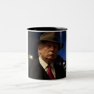 American President Donald Trump Godfather Two-Tone Coffee Mug