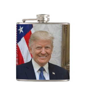 American President Donald Trump White House Hip Flask