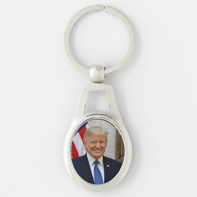 American President Donald Trump White House Key Ring (Front)