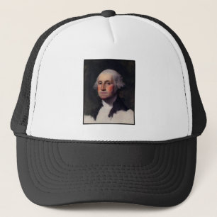 American President George Washington Painting Trucker Hat