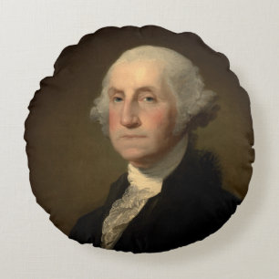 American President George Washington, Stuart Round Cushion