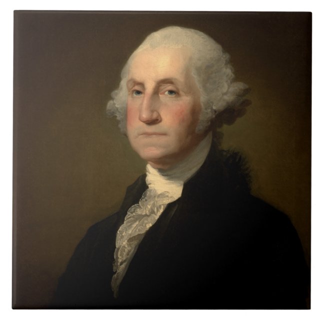 American President George Washington, Stuart Tile (Front)