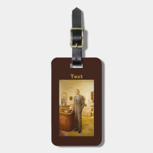 American President James Earl Carter Oval Office Luggage Tag