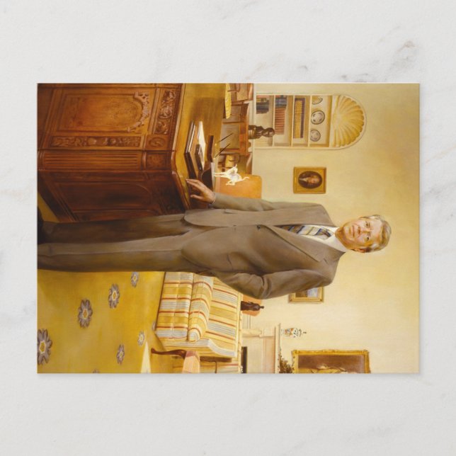 American President James Earl Carter Oval Office Postcard (Front)