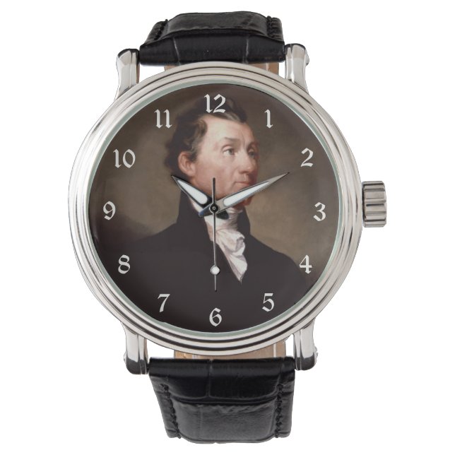 American President James Monroe Portrait Watch (Front)