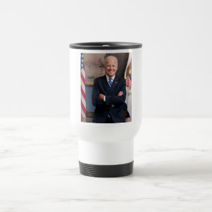 American President Joe Biden as Senator Travel Mug