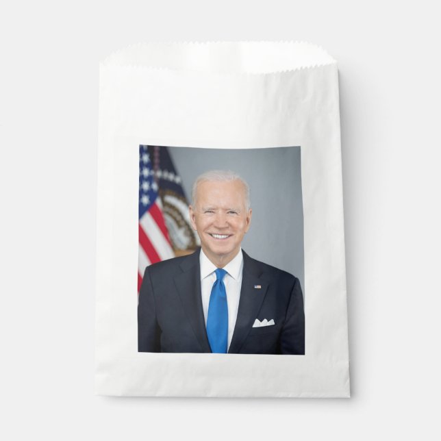 American President Joe Biden White House Photo  Favour Bags (Front)