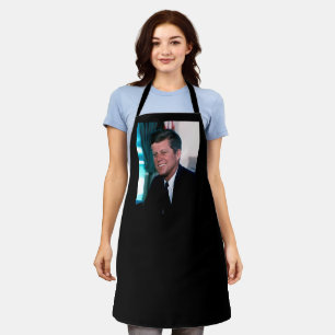 American President John F. Kennedy in Oval Office Apron