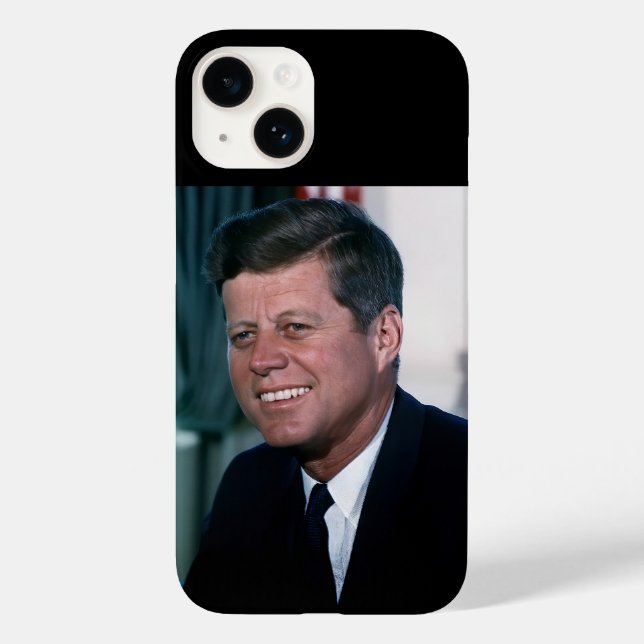 American President John F. Kennedy in Oval Office Case-Mate iPhone Case (Back)