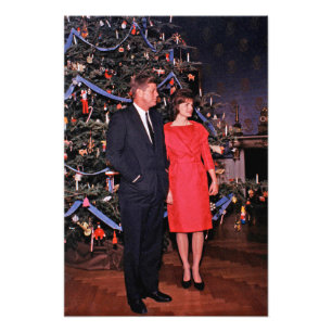 American President John Kennedy Christmas Card Photo Print