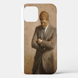 American President John Kennedy Painted Portrait iPhone 12 Case