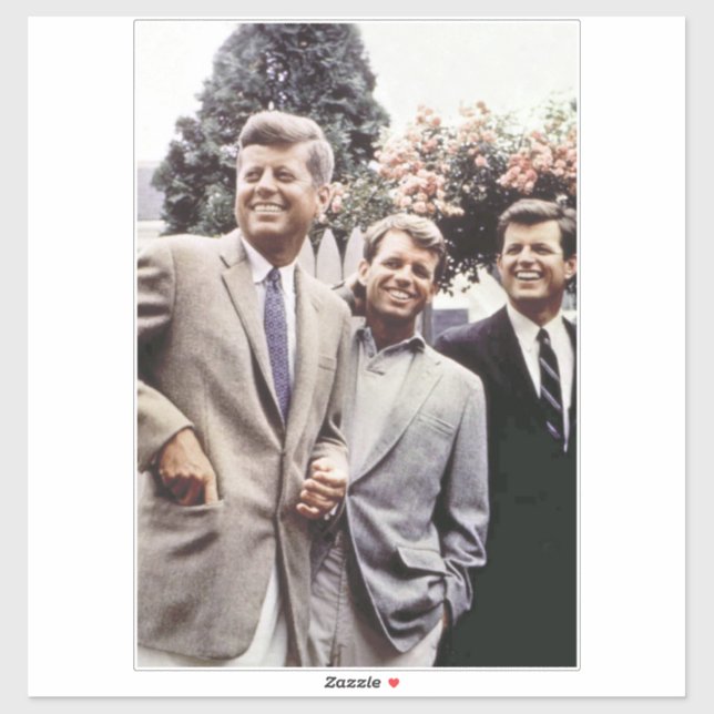 American President John Kennedy & Robert & Ted (Sheet)