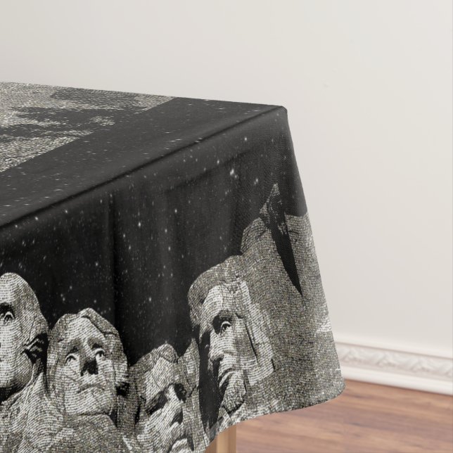 American Presidents Mount Rushmore,  Tablecloth (In Situ)