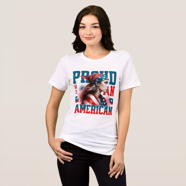 American Pride & Beauty Tri-Blend Shirt (Front Full)