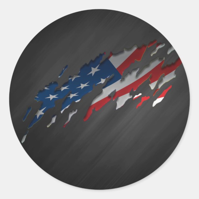 American Pride Design Sticker (Front)