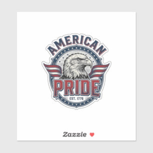 American Pride Eagle Vintage Patriotic Design_1