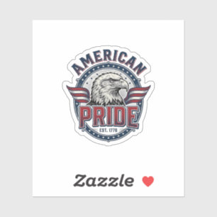American Pride Eagle Vintage Patriotic Design_1