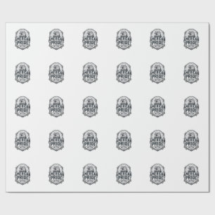 American Pride Eagle Vintage Patriotic Shirt Desig Wrapping Paper