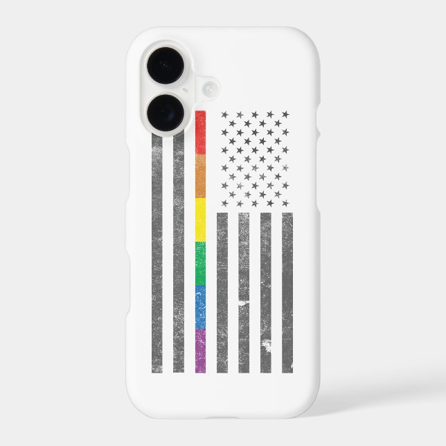 American Pride Flag iPhone & Samsung Case (Back)