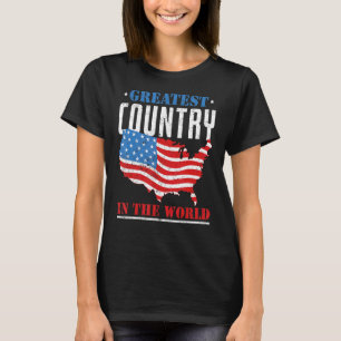 American Pride Freedom Liberty Us Flag Happy 4th O T-Shirt