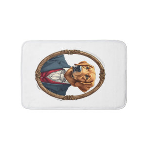 American Pride Golden Retriever Vintage Shirt 4 Bath Mat