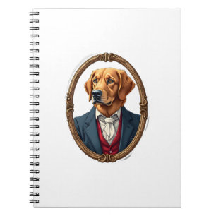 American Pride Golden Retriever Vintage Shirt 4 Notebook