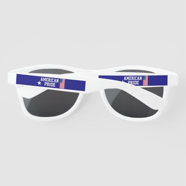 American Pride   Label Sunglasses (Back)