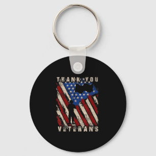 American Pride Patriot Soldier Veterans Us Flag Me Key Ring