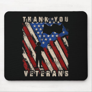 American Pride Patriot Soldier Veterans Us Flag Me Mouse Mat