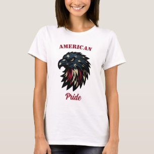 American Pride, Patriotic Red White Blue Eagle T-Shirt