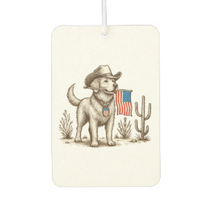 American Pride Pooch Patriotic Dog Car Air Freshener