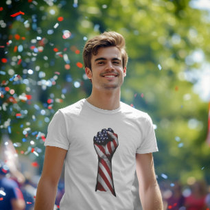 American Pride Raised Fist T-Shirt