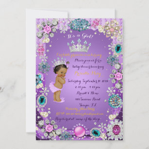 American Princess Baby Shower Invitation