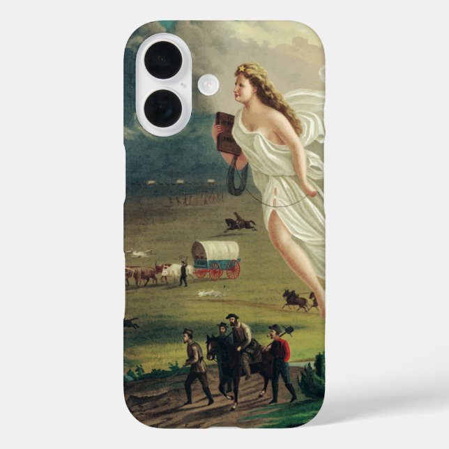American Progress by John Gast Case-Mate iPhone Case (Back)