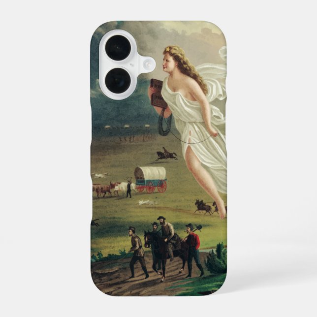 American Progress by John Gast iPhone 16 Case (Back)