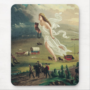 American Progress by John Gast Mouse Mat
