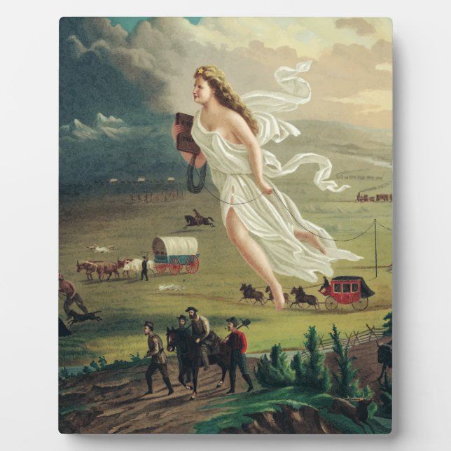 American Progress by John Gast Plaque (Front)