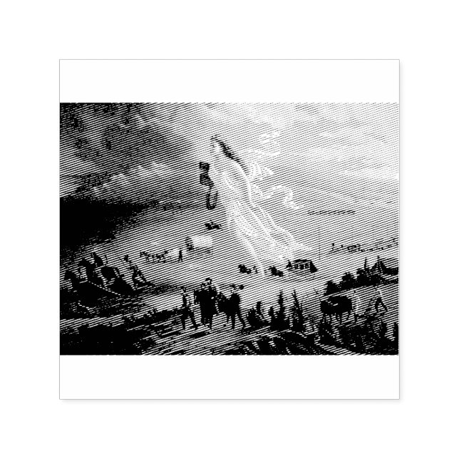 American Progress by John Gast Self-inking Stamp (Design)
