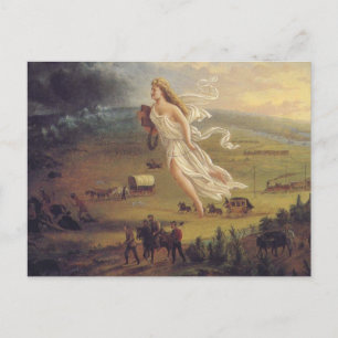 American Progress Postcard