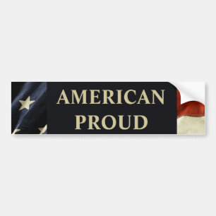 AMERICAN PROUD BUMPER STICKER