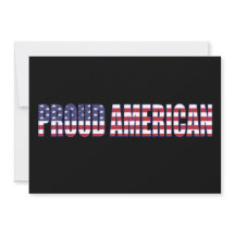 AMERICAN PrOUD modern USA flag script
